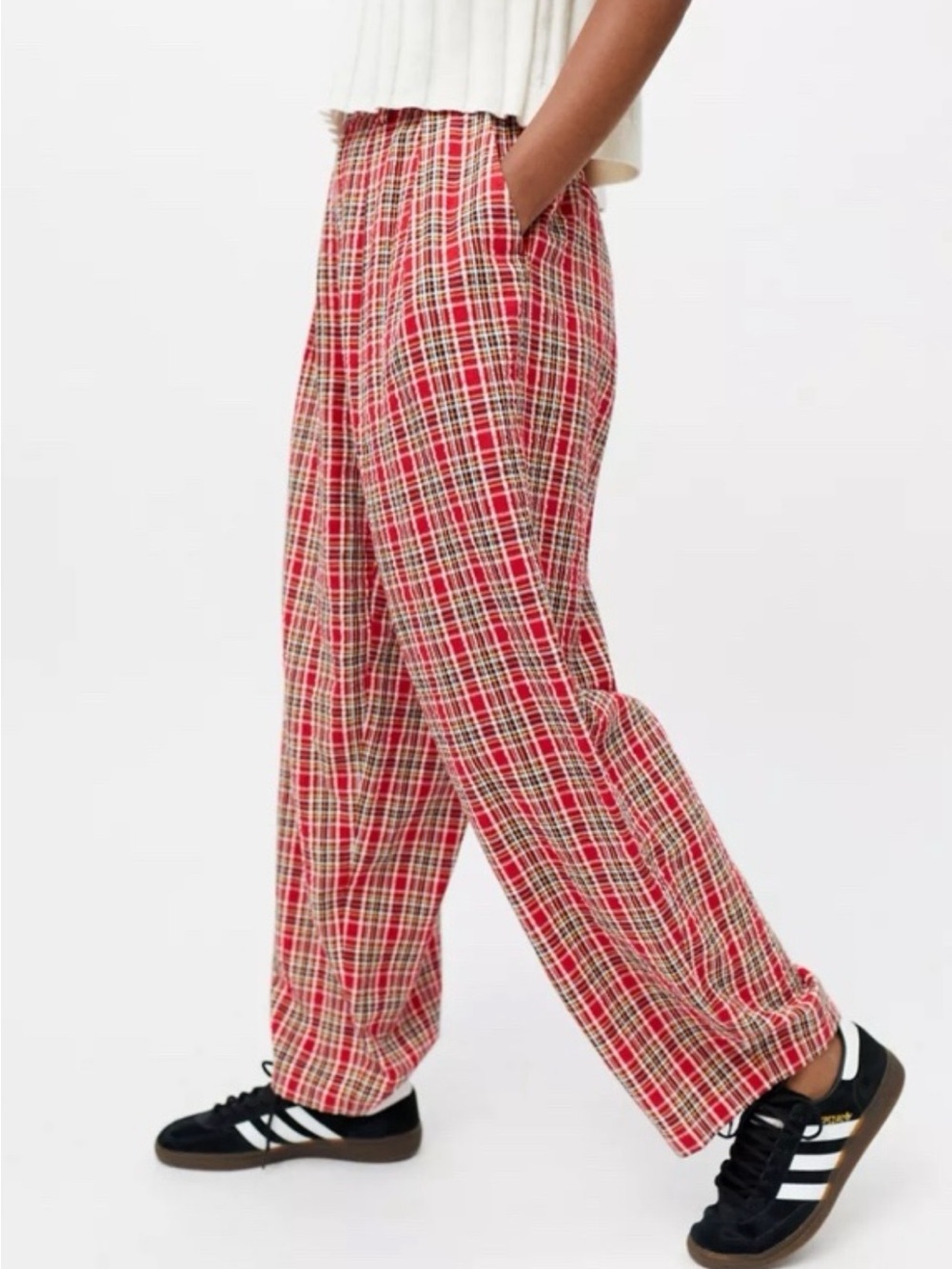 BDG Keaton Seersucker Balloon Pant Sz S